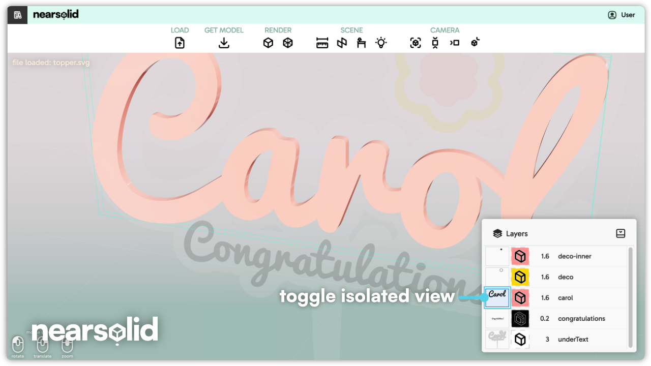 layer info
